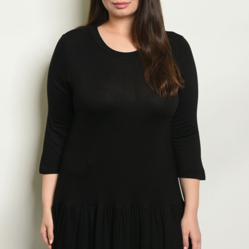 BLACK PLUS SIZE TOP
